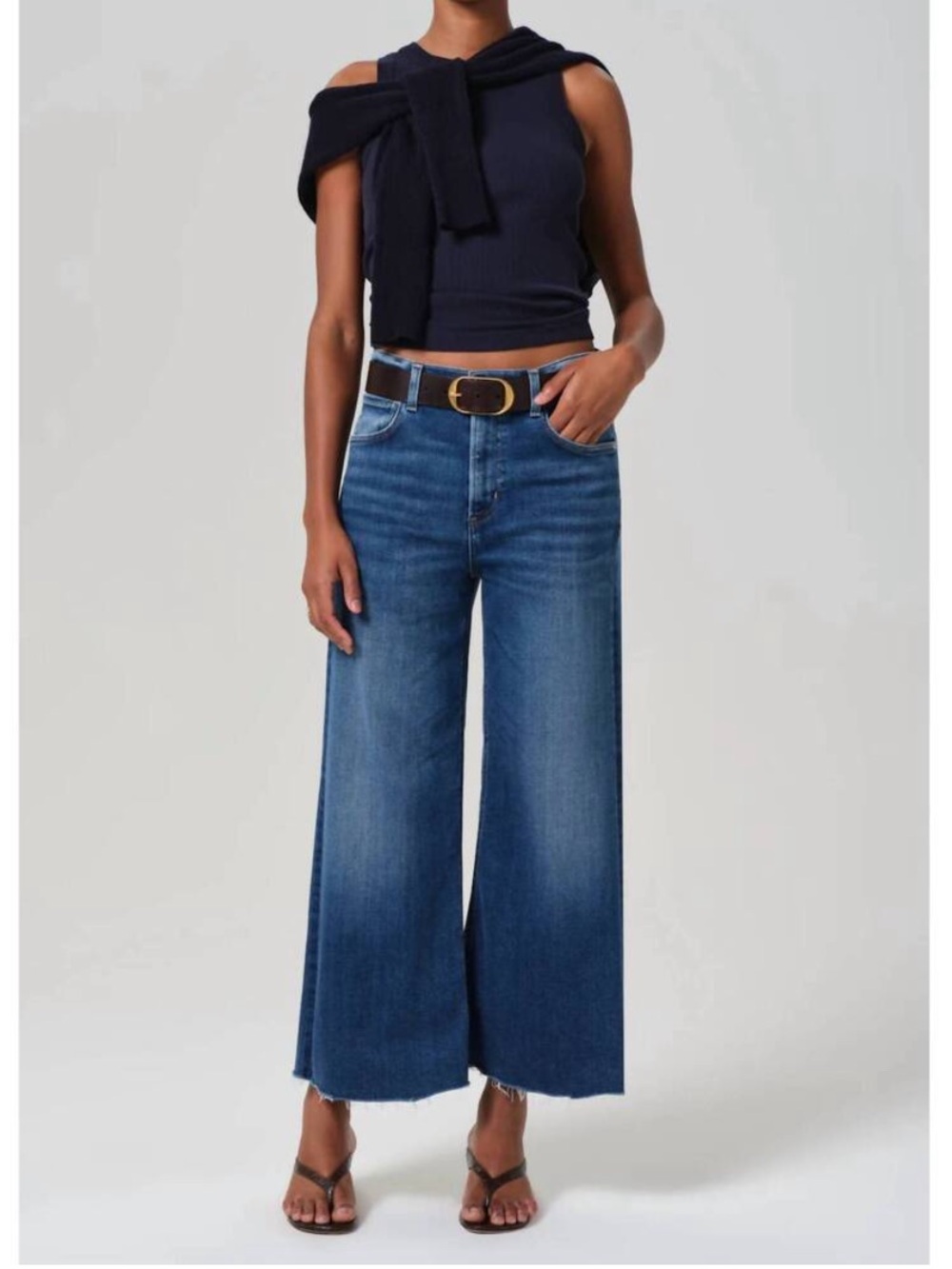 CITIZENS OF HUMANITY Lyra Long Wide leg jeans in ambry